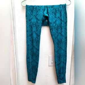 Athleta teal leggings, xsmall